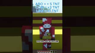 TNT CHALLENGE JOUR 4 #minecraft #tnt #oneblock #skyblock