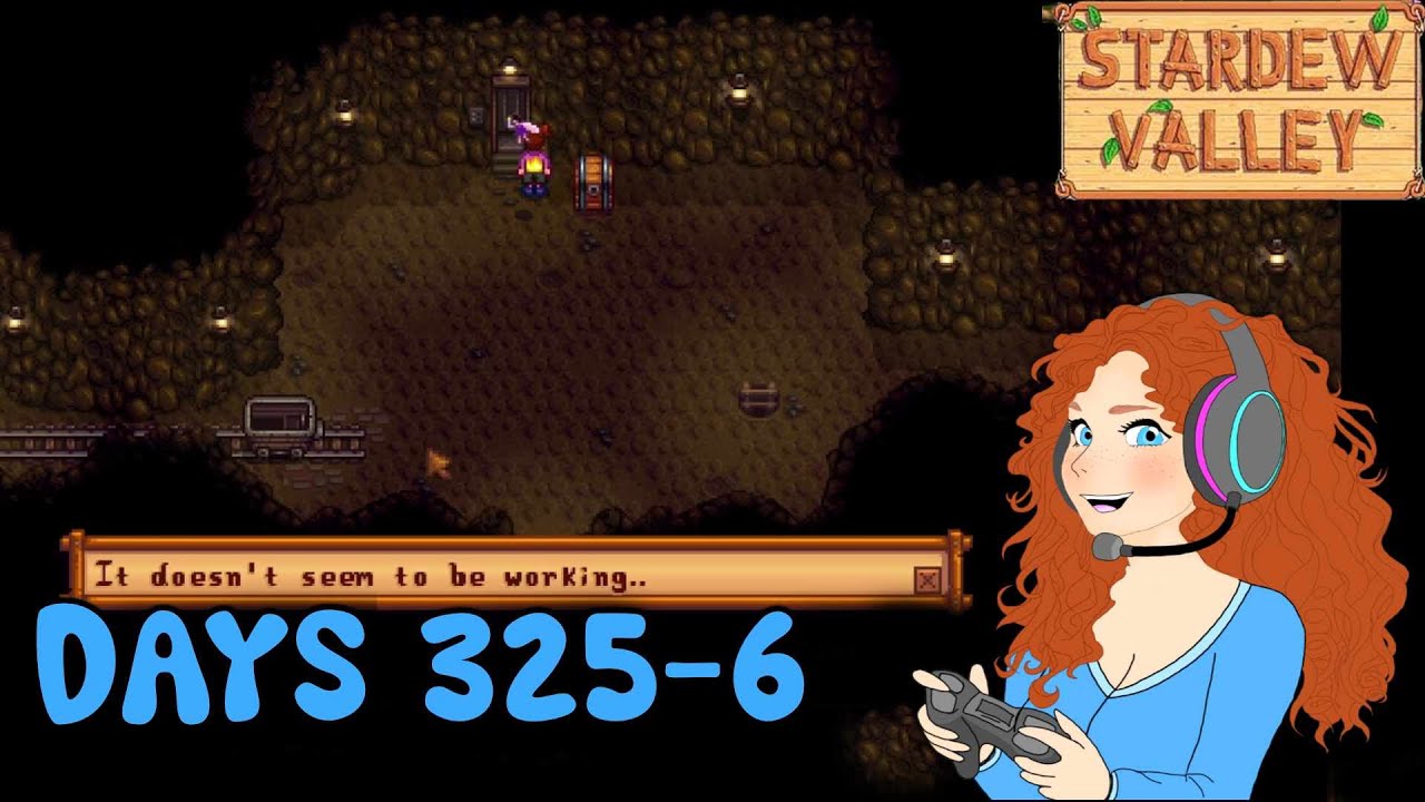 Stardew Valley Let's Play - Days 325-326 - The Mine Elevator is Broken
