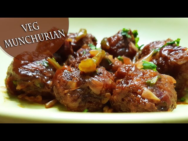 Veg Manchurian Recipe | Dry Mixed Vegetable Manchurian | वेज मंचूरियन रेसिपी | Cookery Bites
