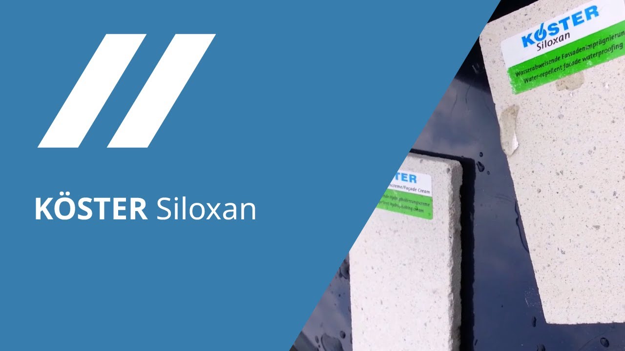 KÖSTER Siloxan - Fassadenimprägnierung für mineralische Baustoffe