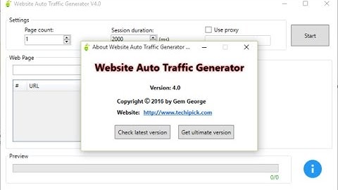 Website Auto Traffic Generator v4
