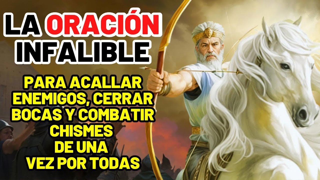 LA ORACIÓN INFALIBLE PARA ACALLAR ENEMIGOS, CERRAR BOCAS Y COMBATIR ...