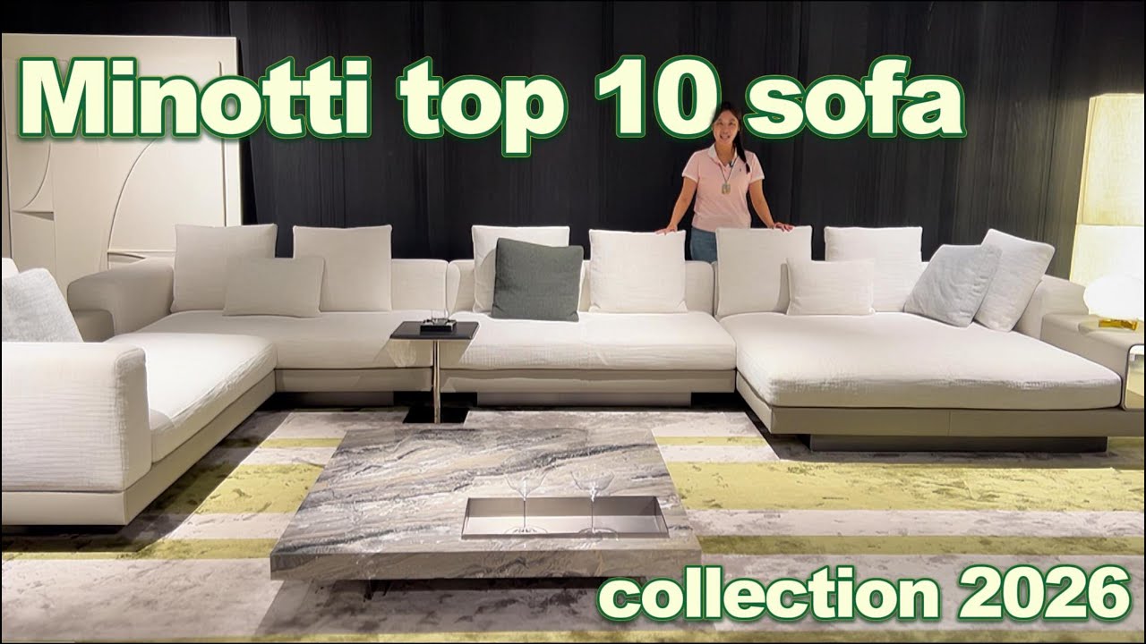 Top 10 Minotti Sofas 2026 | Iconic Designer Furniture From China