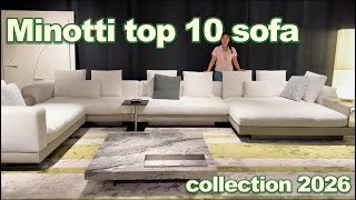 Top 10 Minotti Sofas 2026 | Iconic Designer Furniture From China