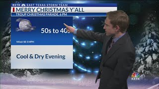 Thursday Noon Forecast: Tracking a few clouds and comfortable temperatures