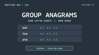 NC004 Group Anagrams — Conversational Instructor Remake
