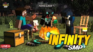 THE EPIC INFINITY PUBLIC SMP SEASON 2 IS HERE !!😈 MINECRAFTTT  🔥🔸JAVA + PE🔸LIVE🔸|| ITS SYCHOO ✨