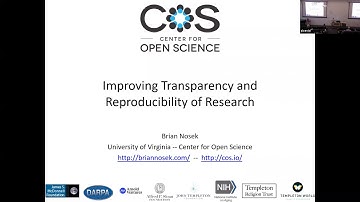 Brian Nosek - Culture change toward more open, rigorous, and reproducible research