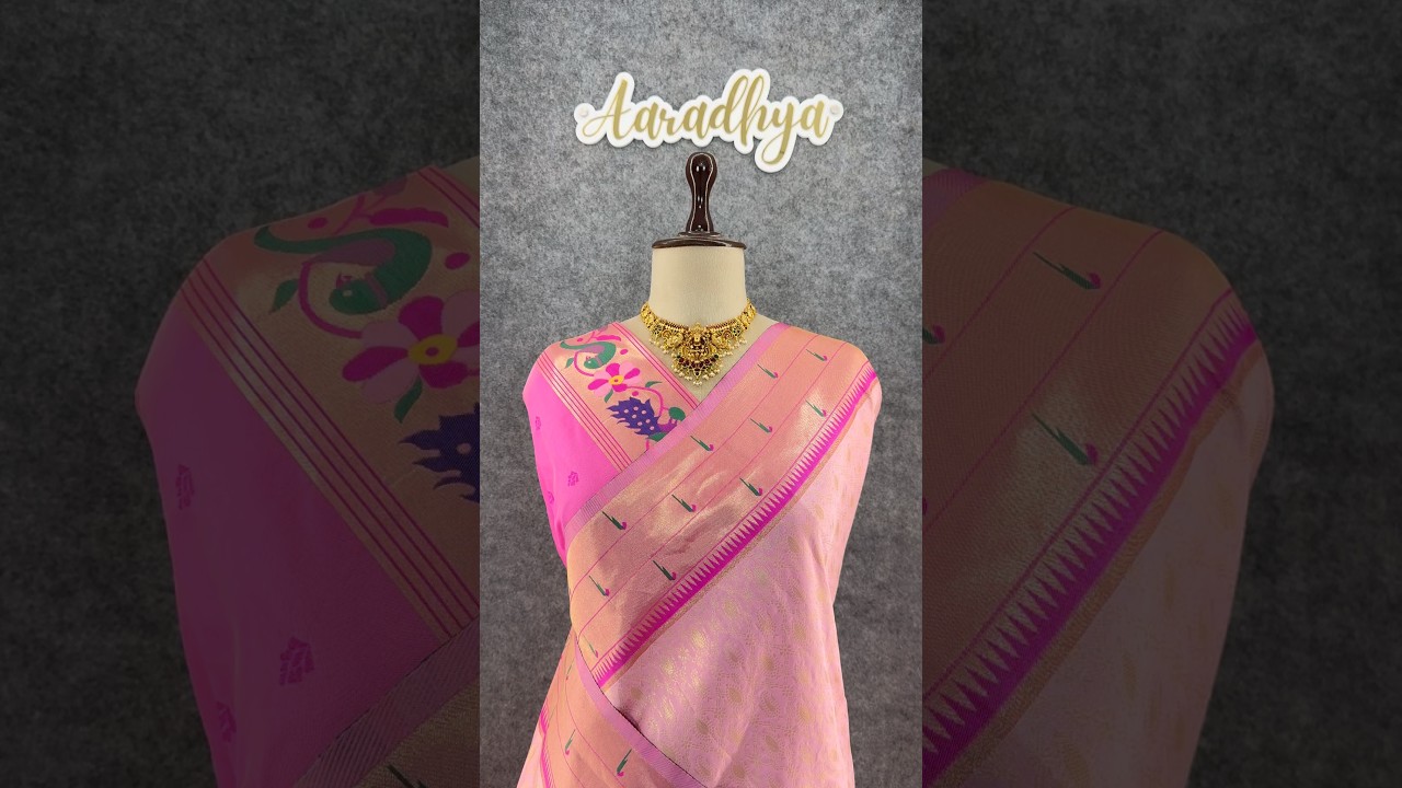 Rich Banarasi Soft Kanjivaram Paithani Saree