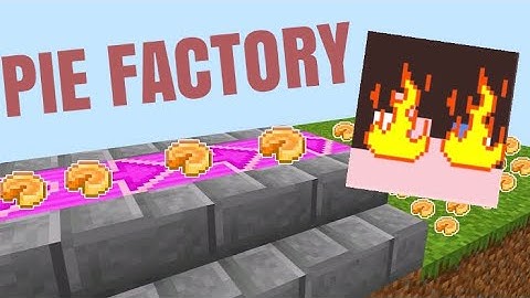 Making A PUMPKIN PIE FACTORY 🥧 (Minecraft.io)