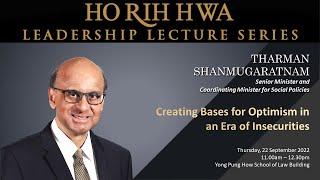 SMU Ho Rih Hwa Lecture: Senior Minister Tharman Shanmugaratnam | 22 Sep 2022 (Q&amp;A)