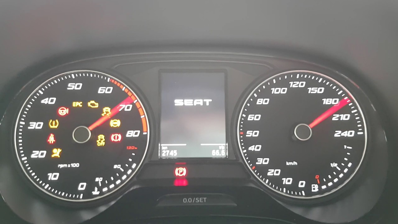 SEAT 6P FR needle sweep/Tacho swipe/Zeigertest VCDS YouTube