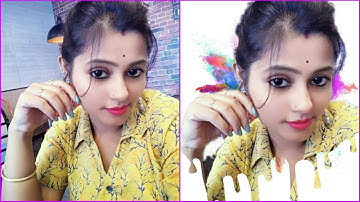 Drip effect photo kaise banaye / dripping photo effect make/ photo editing/pixlab application 2020