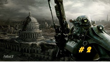 Left vault Entering The apocalyptic world Fallout 3 walkthrough #2