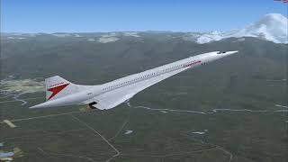 FSX | World Travel Airlines Concorde Test Flight screenshot 1
