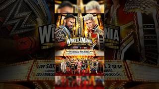 Every Wrestlemania PPV 💥 Poster 25-40 #wwe #viral #wrestlemania #jeyuso #yeet #goviral #viralshorts