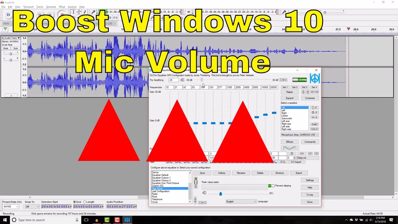 How To Increase Microphone Volume On Usb Headset In Windows 10