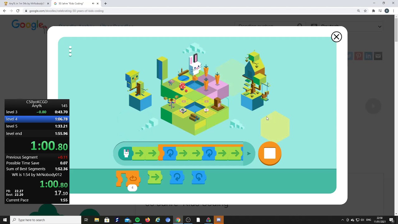 50 Years of Kids Coding 1:54 (WR) - YouTube
