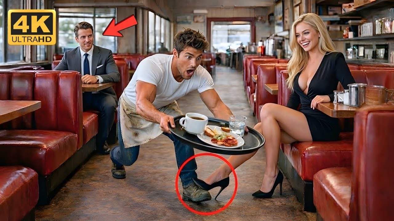 Female CEO Laughed After Tripping a Waiter Dad — She Had No Idea Who She Had Angered