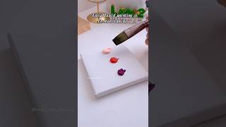 Mini Canvas Painting For Beginners shorts art painting muktaeasydrawing youtubeshorts