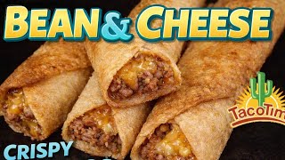 🧀🌯BURRITO /HOW TO MAKE  CRISPY BEAN AND CHEESE BURRITOS /TACO TIME BURRITOS /BEAN AND CHEESE BURRITO