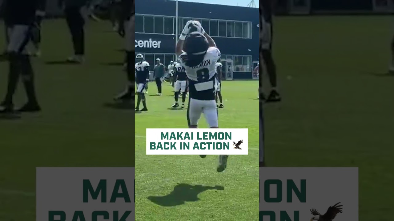 Practice Reps From Eagles Rookie Makai Lemon 👐