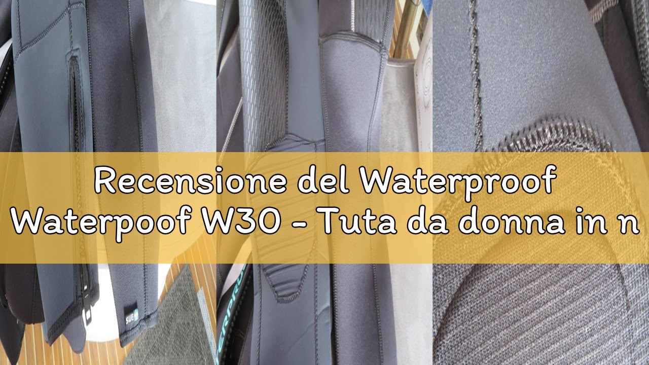 Recensione del Waterproof Waterpoof W30 - Tuta da donna in neoprene, 2,5 mm