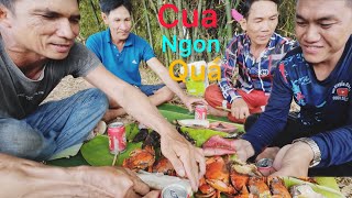 Ngày thứ hai cùng đạt nguyễn cần giờ anh hoàng miệt thứ trải nghiệm bắt cua bắt cá sinh tồn quá đã