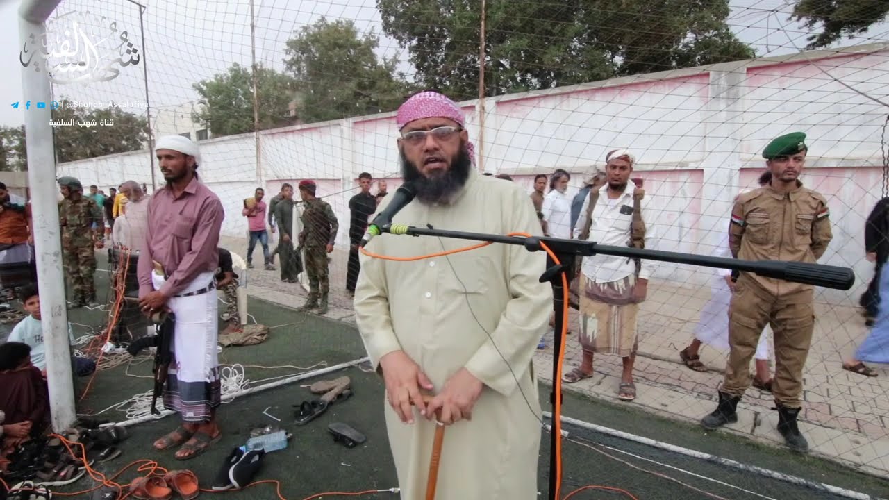 مرئي من ملعب المنصورة صلاة وخطبة عيد الأضحى المبارك لعام ١٤٤٣ه‍ / للشيخ | منير السعدي العدني