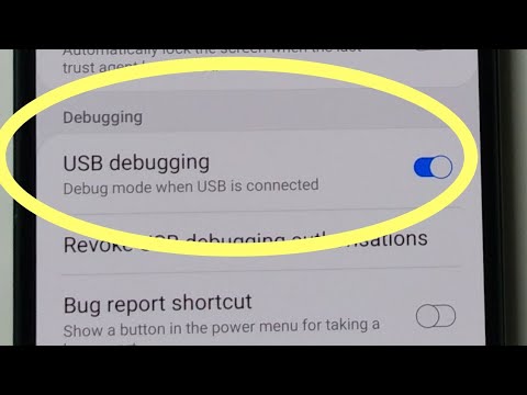 Enable USB Debugging Mode and Developer Options Samsung Galaxy A10 A10s