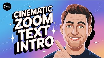 Cinematic Zoom Through Text in Canva | Step-by-Step Tutorial