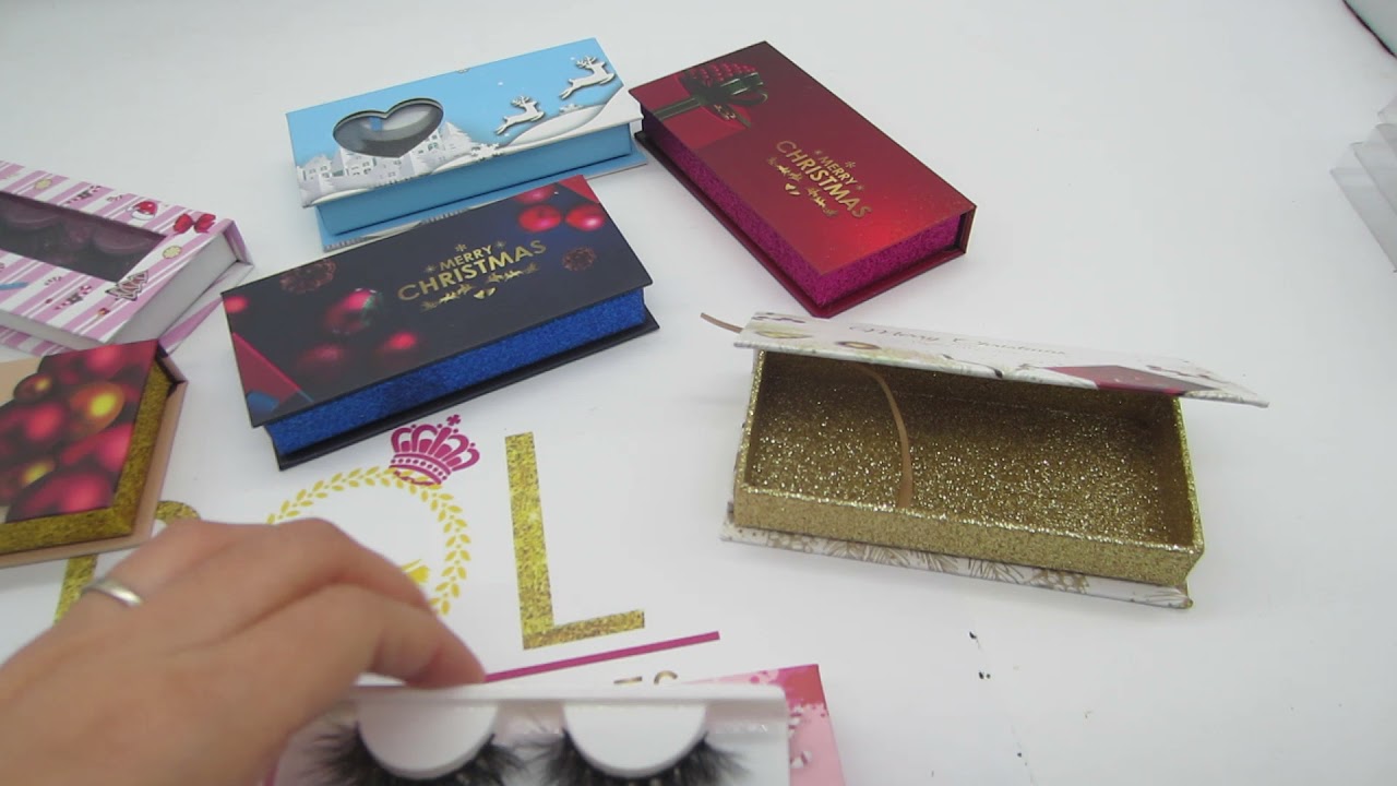 Princess Eyelashes Christmas Lashes box,