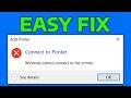 How To Fix Windows Cannot Connect To Printer Error 0x00000bcb