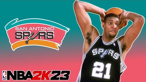 NBA 2K23 TIM DUNCAN ROOKIE YEAR FACE CREATION!