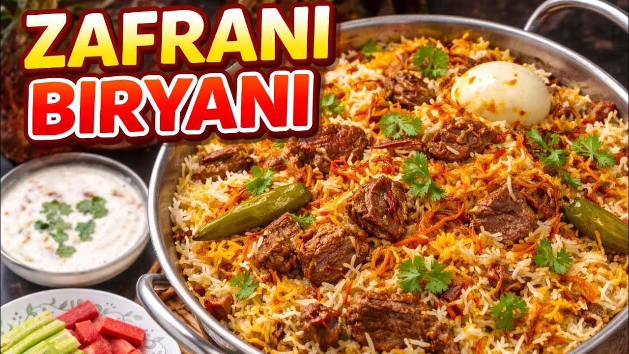 Zafrani biryani by Mahr 🫶
