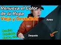 Revive el Color de tu Ropa Vieja y Desteñida [Truco Gratis e Increíble]