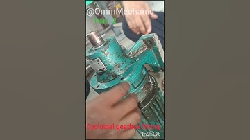 Cycloidal gearbox fitting #mechanical #automobile #machinist #mecanica #mechanicalengineering