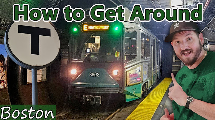 How to get Around Boston, Public Transportation, T Subway