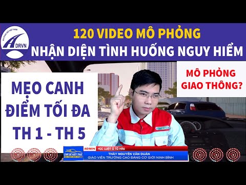 Video 120 video mô phỏng thi giấy phép lái xe (TH 1 - 5) -... - YouTube