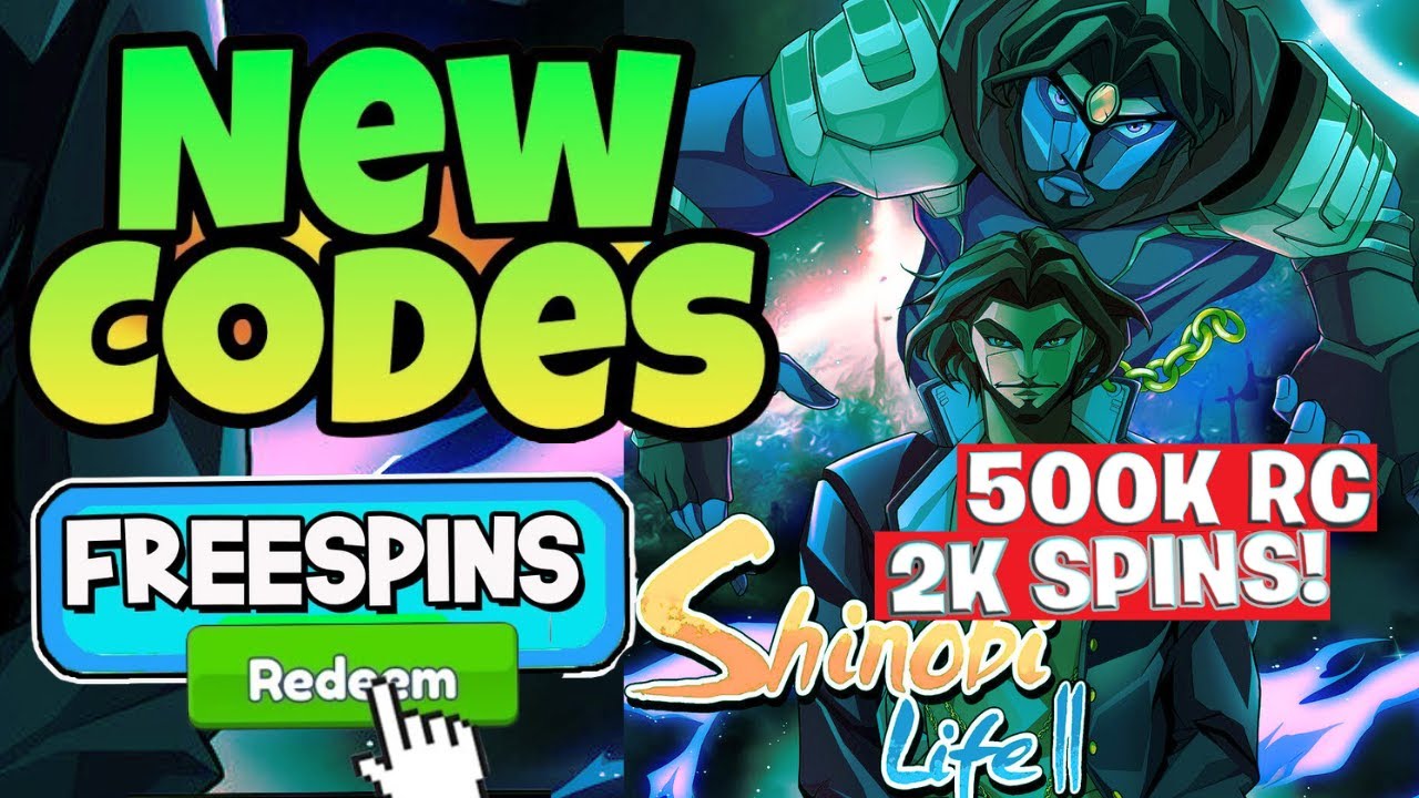 2 NEW SPINS and RYO CODE in Shindo Life (Shinobi Life 2)[ ROBLOX ] 