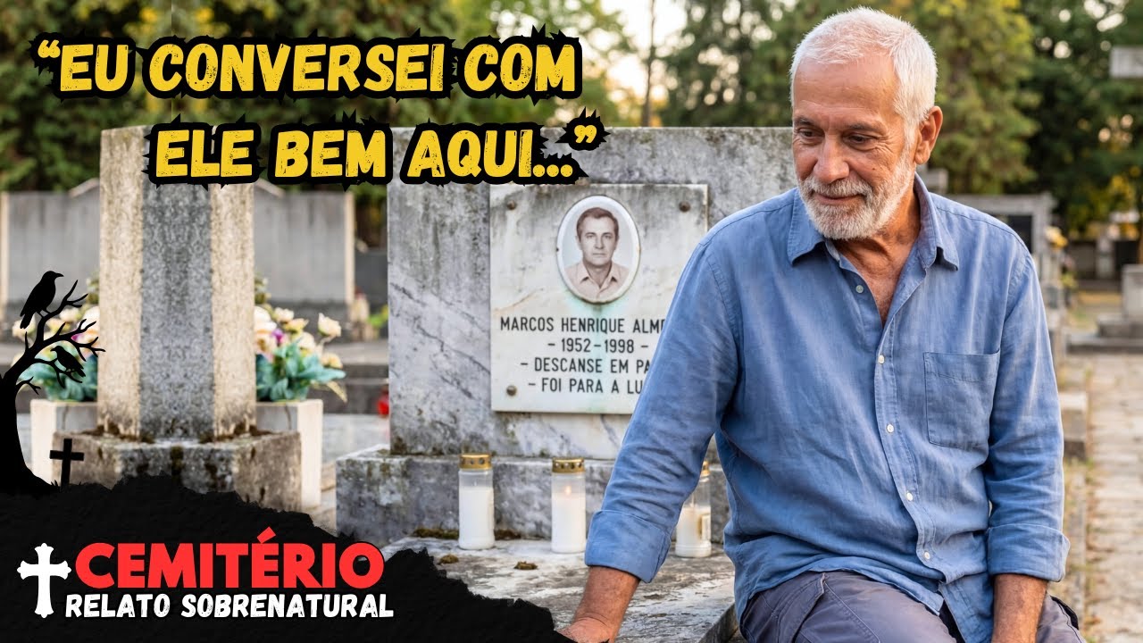 EU FALEI COM UM HOMEM NO CEMITÉRIO... MAS EU NÃO SABIA QUE ELE JÁ TINHA MORRIDO