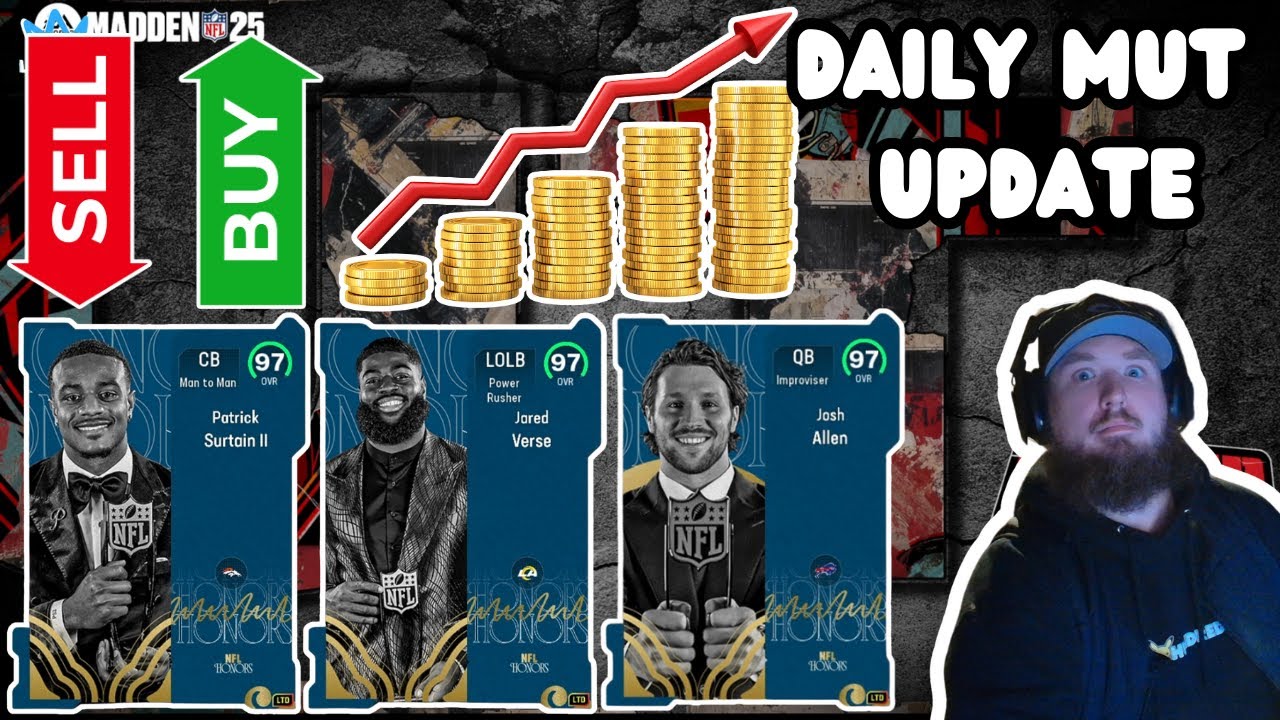 ***DAILY MUT UPDATE*** NFL HONORS DROP! JOSH ALLEN, JARED VERSE, AND PS2.  THE JALEN HURTS MARKET!