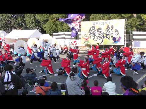 名古屋大学“快踊乱舞”（心咲）  2017.11.5豊明秋祭り縁舞祭 2回目演舞