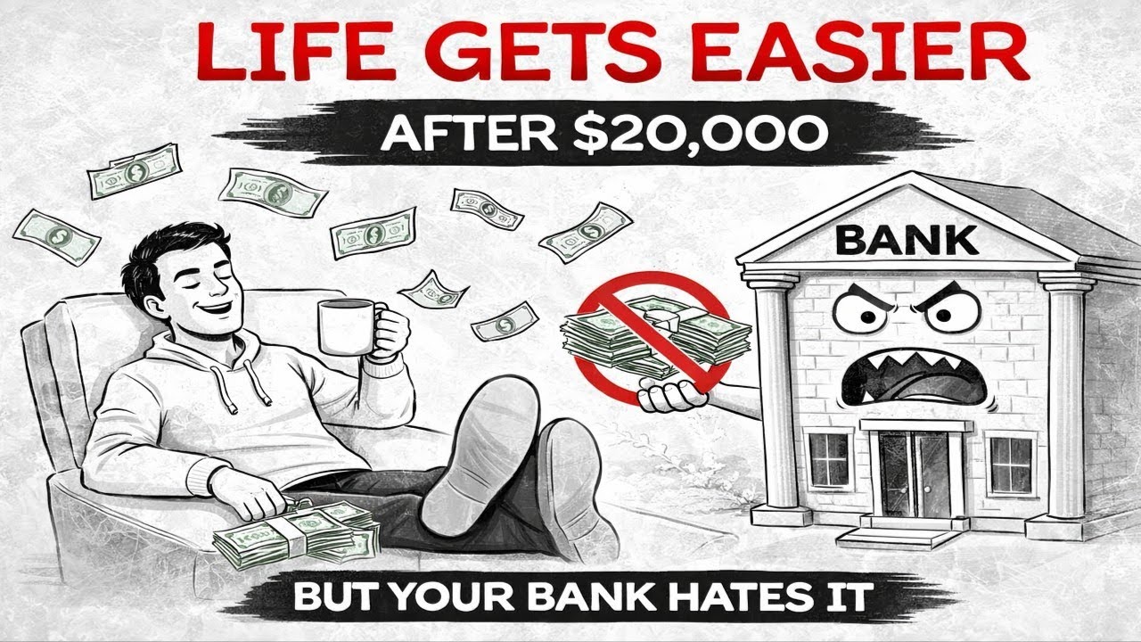 Why Life Gets Easier After $20,000 — But Your Bank Hates It