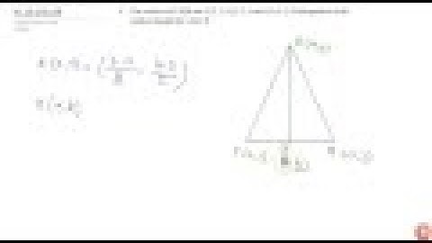 The vertices of `Delta` PQR are `P (2, 1)` , `Q (2, 3)` and `R (4, 5)` . Find equation of the me...