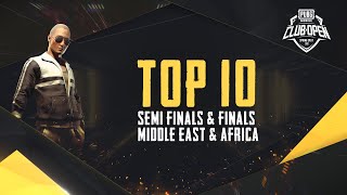 [TOP 10] PMCO Middle East \& Africa Semi Finals \& Finals | Spring Split | PUBG MOBILE CLUB OPEN 2020