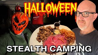 Spirit Halloween Stealth Camp ⛺️🎃 and Some Prime Rib 🥩