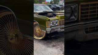 Nava’s 71 Chevy on Gold 4’s Daytons Ridin Out