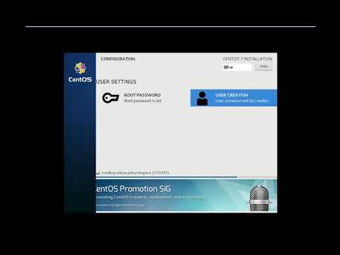 Centos 7 minimal Installation in VMware - YouTube