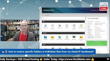 💁🏻🗄️  How to restore specific folders or individual files from my StackCP dashboard?